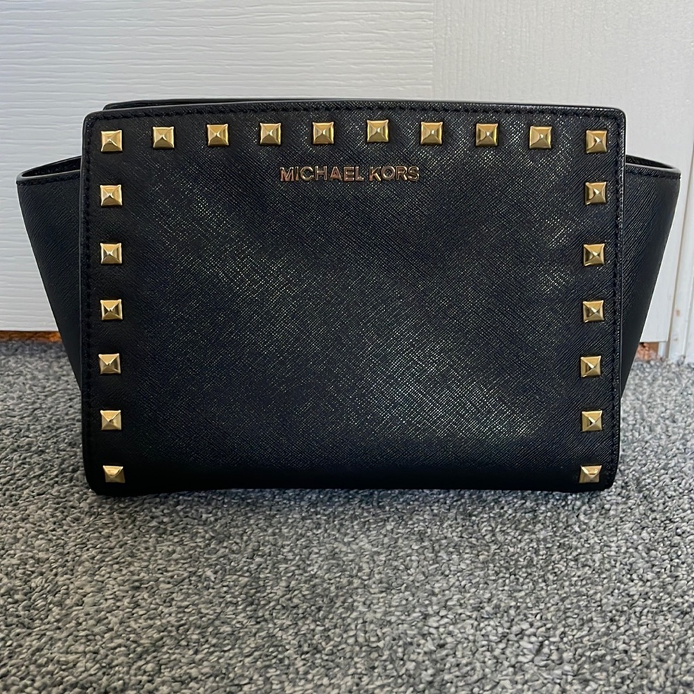 Michael Kors Studded Leather Handbag